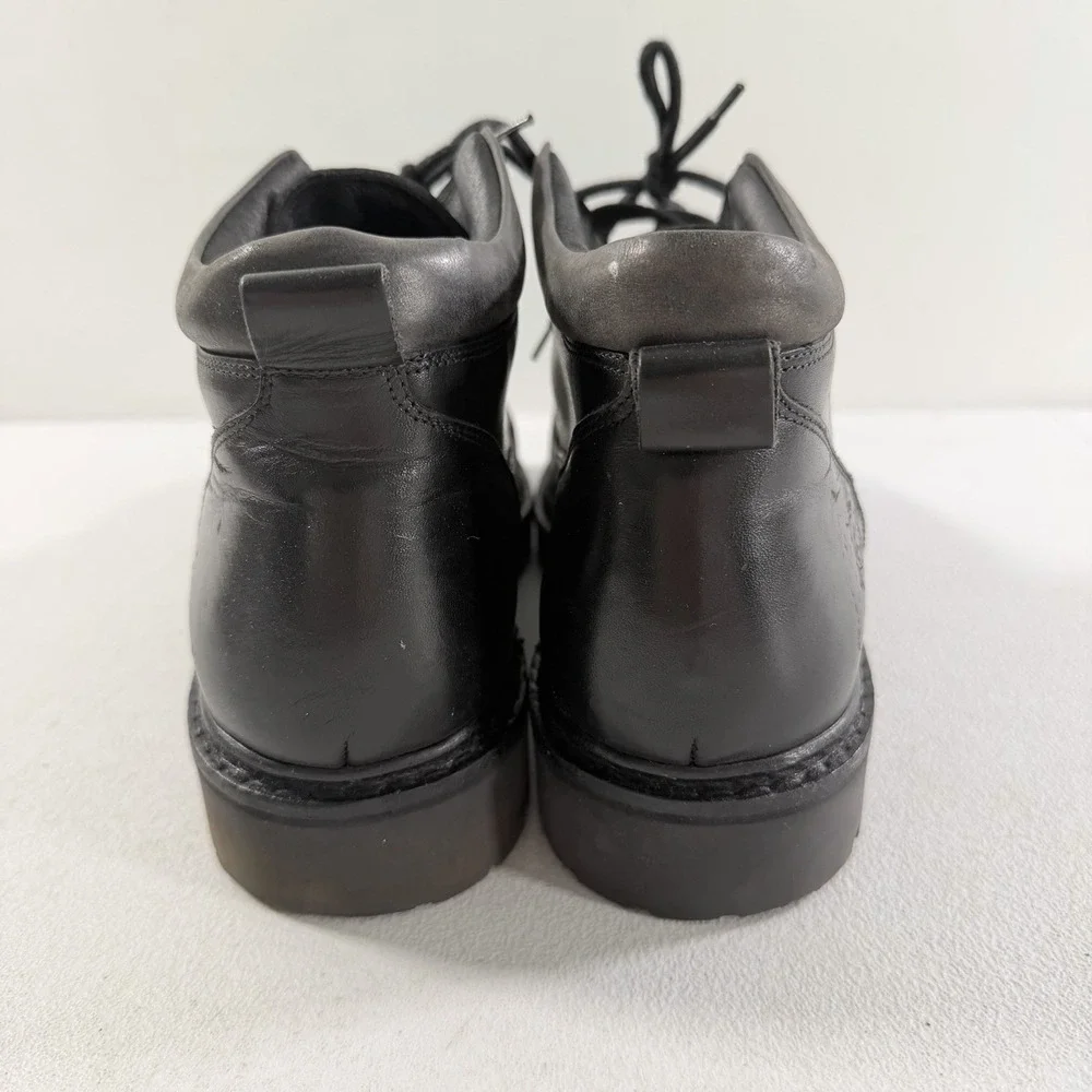 Johnston & Murphy Men's Black Leather Chukka Ankle Boots Size 8.5 Casual 20-3855